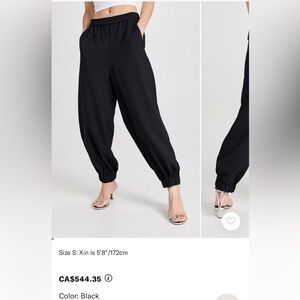 NWT Tibi joggers